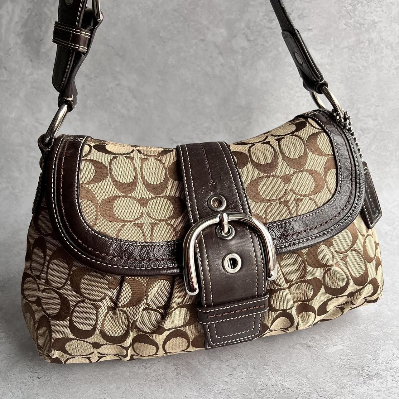 coach signature soho buckle shoulder bag