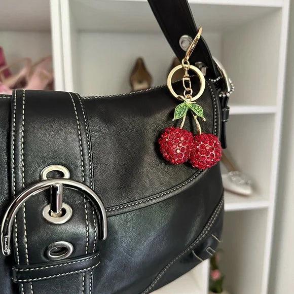 Black Leather y2k Coach SoHo Shoulder Bag 🍒🖤
