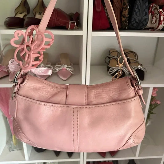 Coach Large Pink SoHo Flap 🎀🩷