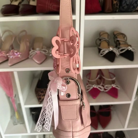 Coach Large Pink SoHo Flap 🎀🩷