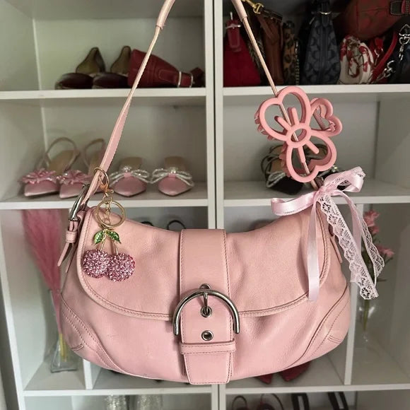 Coach Large Pink SoHo Flap 🎀🩷