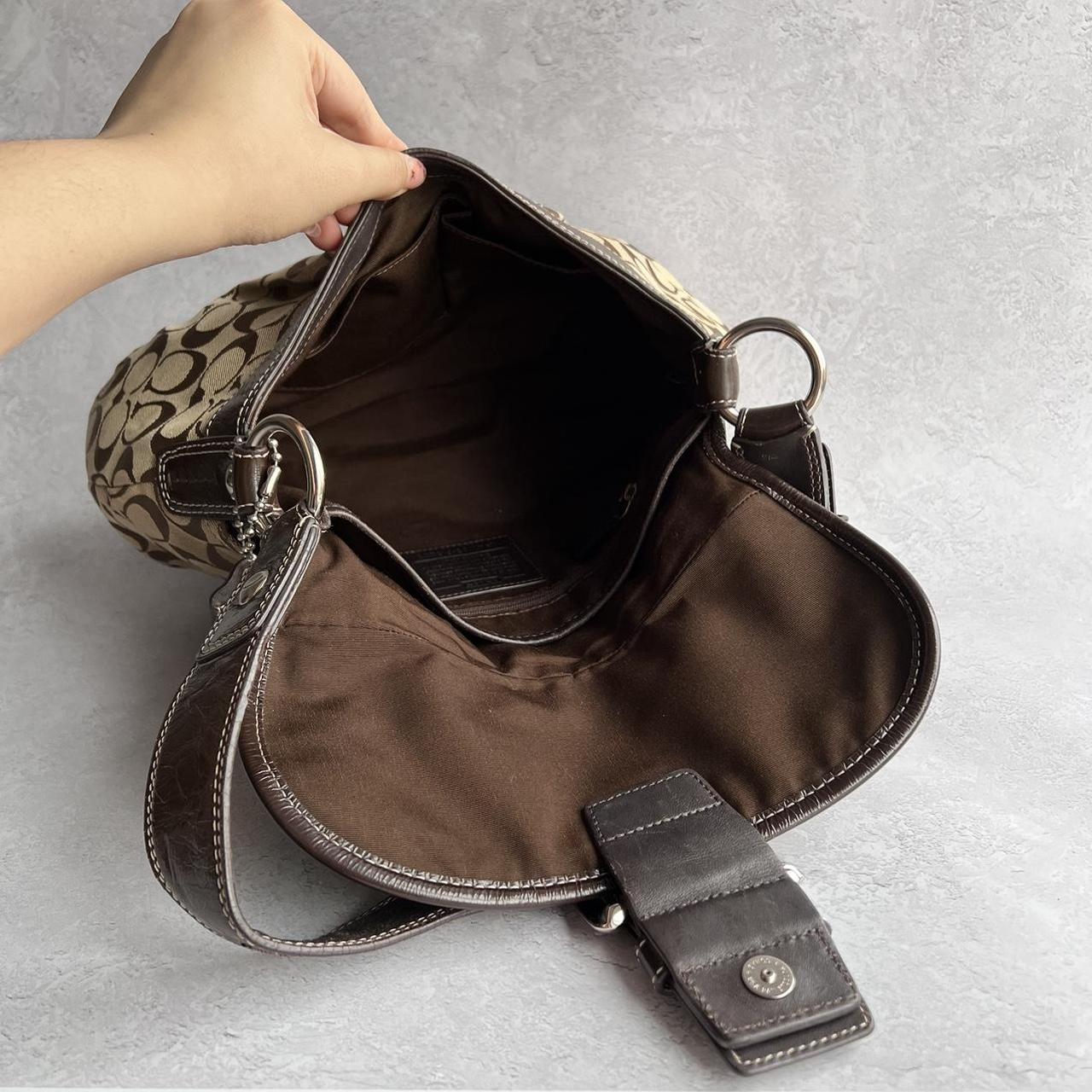 coach signature soho buckle shoulder bag