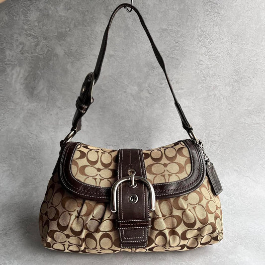 coach signature soho buckle shoulder bag