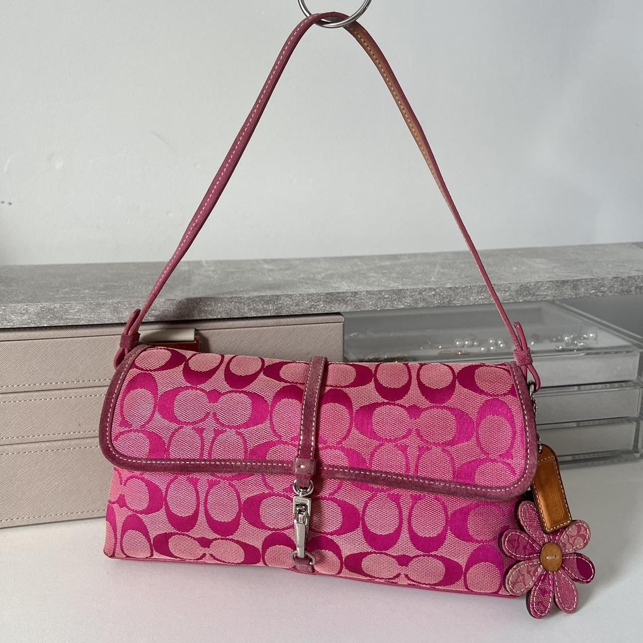 Authentic 2003 Coach Hamptons Signature Shoulder Bag